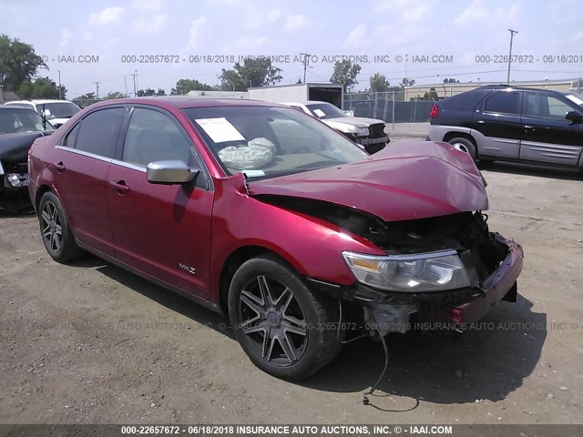 3LNHM28T68R657751 - 2008 LINCOLN MKZ RED photo 1