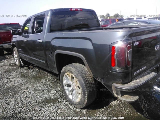 3GTU2NEJ8HG367990 - 2017 GMC SIERRA K1500 SLT BLUE photo 3