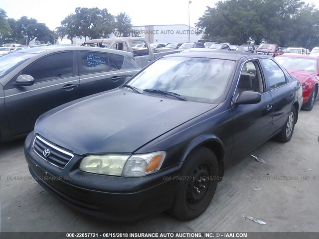 4T1BG22K21U030721 - 2001 TOYOTA CAMRY CE/LE/XLE 黑色 照片 2