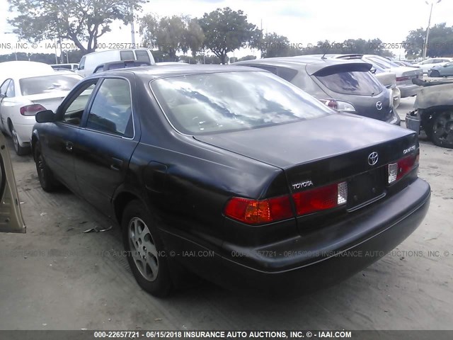 4T1BG22K21U030721 - 2001 TOYOTA CAMRY CE/LE/XLE 黑色 照片 3