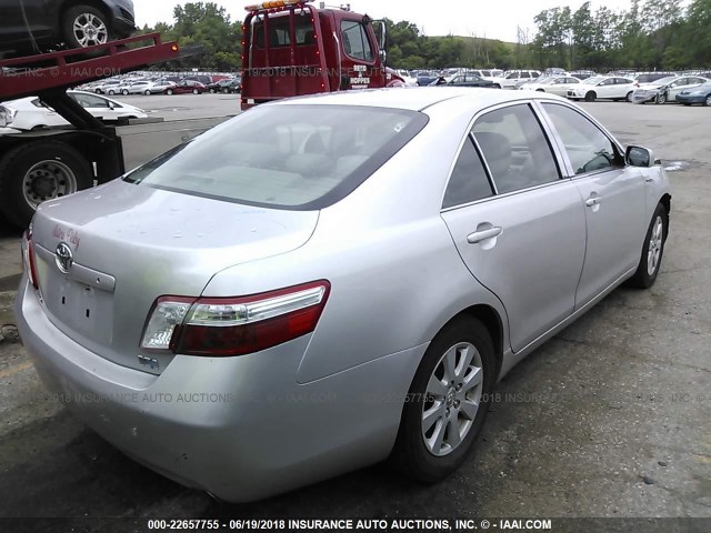 4T1BB46K49U082366 - 2009 TOYOTA CAMRY HYBRID SILVER photo 4