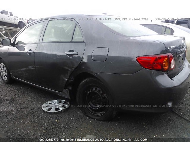 JTDBL40E69J018965 - 2009 TOYOTA COROLLA LE/XLE GRAY photo 6