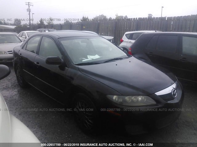 1YVFP80CX65M31899 - 2006 MAZDA 6 I BLACK photo 1