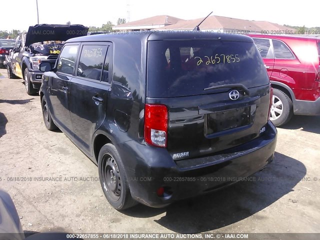 JTLZE4FE2C1142033 - 2012 TOYOTA SCION XB შავი ფოტო 3