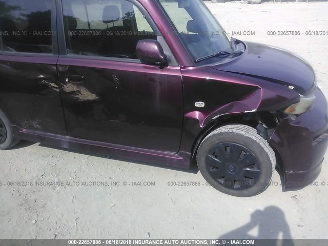 JTLKT324164055435 - 2006 TOYOTA SCION XB Марун фото 6