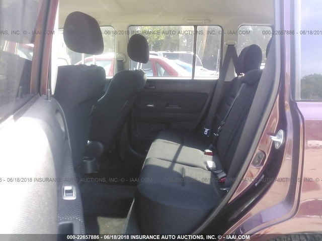JTLKT324164055435 - 2006 TOYOTA SCION XB Марун фото 8