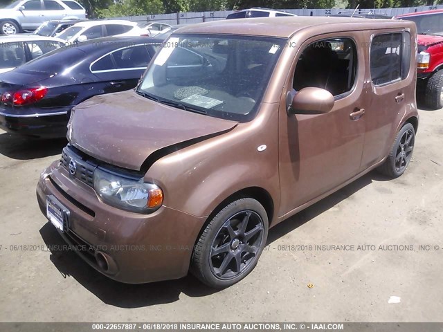 JN8AZ2KRXBT208863 - 2011 NISSAN CUBE S/SL/KROM BROWN photo 2