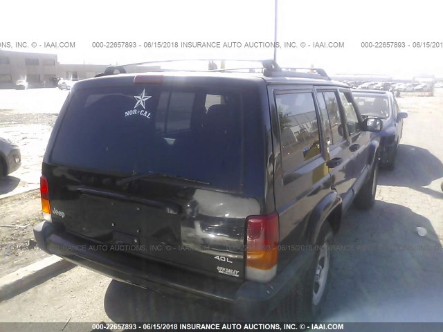 1J4FT68S2XL510041 - 1999 JEEP CHEROKEE SPORT/CLASSIC შავი ფოტო 4