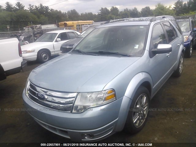 1FMDK06W08GA14728 - 2008 FORD TAURUS X LIMITED BLUE photo 2