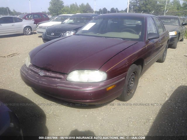 2G1WL52M8W9183542 - 1998 CHEVROLET LUMINA LS BURGUNDY photo 2