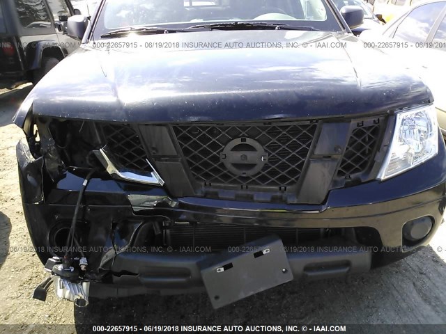 1N6AD0ER9HN744952 - 2017 NISSAN FRONTIER S/SV/SL/PRO-4X BLACK photo 6