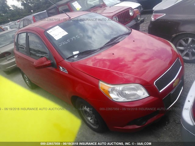 KL1TD6DE5BB127237 - 2011 CHEVROLET AVEO LS/LT 红色 照片 1