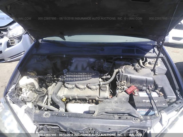 4T1BF30K02U006754 - 2002 TOYOTA CAMRY LE/XLE/SE შავი ფოტო 10