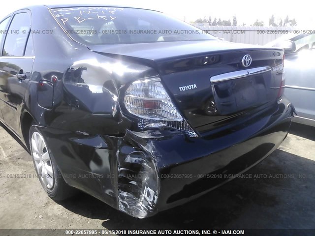4T1BF30K02U006754 - 2002 TOYOTA CAMRY LE/XLE/SE შავი ფოტო 6