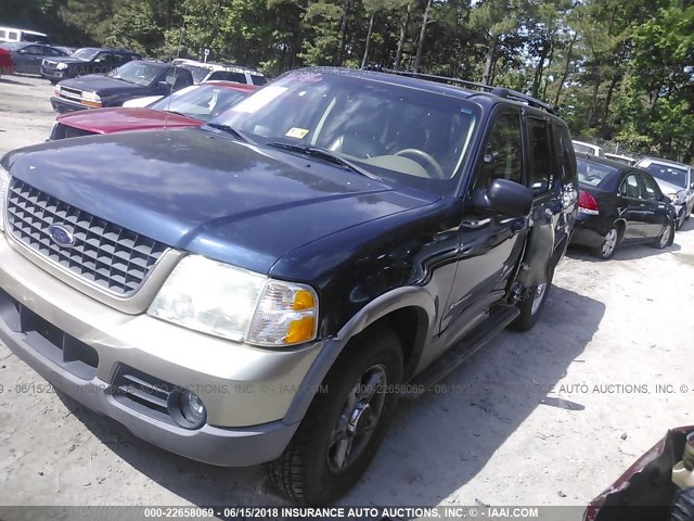 1FMZU74W02ZC65594 - 2002 FORD EXPLORER EDDIE BAUER BLUE photo 2