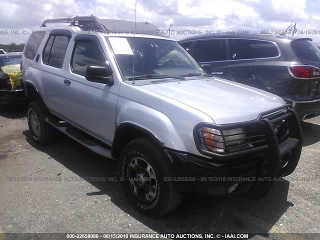 5N1ED28T3YC609609 - 2000 NISSAN XTERRA XE/SE SILVER photo 1