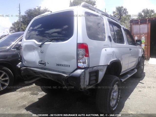 5N1ED28T3YC609609 - 2000 NISSAN XTERRA XE/SE SILVER photo 6