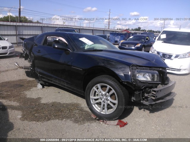 2G1FB1E32F9135730 - 2015 CHEVROLET CAMARO LS BLACK photo 1