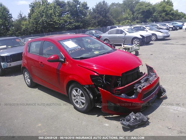 1G1JB6SH9C4183201 - 2012 CHEVROLET SONIC LS 红色 照片 1