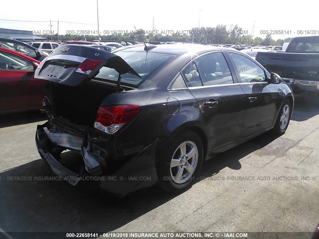 1G1PE5SB0G7192428 - 2016 CHEVROLET CRUZE LIMITED LT GRAY photo 4