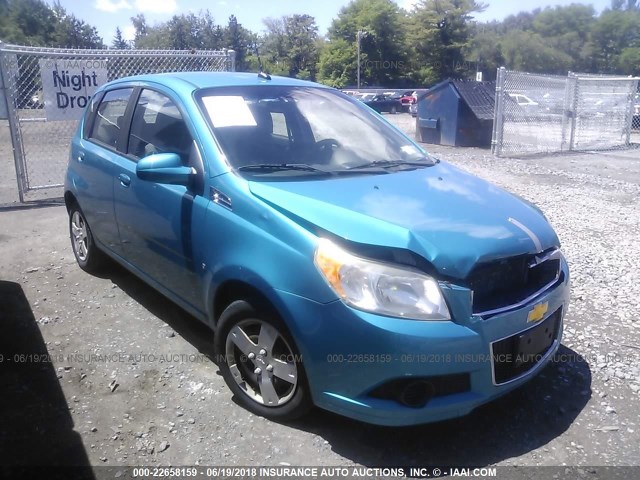 KL1TD66E79B344067 - 2009 CHEVROLET AVEO LS/LT 蓝色 照片 1