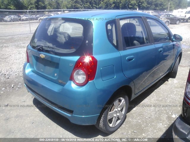KL1TD66E79B344067 - 2009 CHEVROLET AVEO LS/LT 蓝色 照片 4