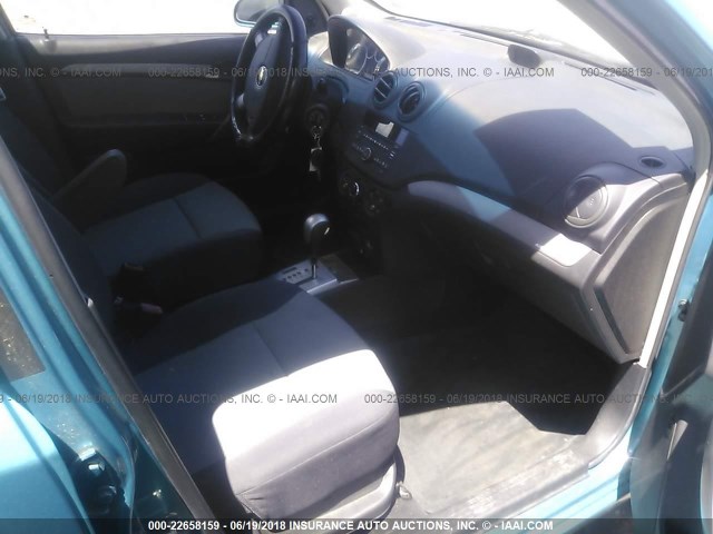 KL1TD66E79B344067 - 2009 CHEVROLET AVEO LS/LT 蓝色 照片 5