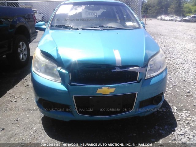 KL1TD66E79B344067 - 2009 CHEVROLET AVEO LS/LT 蓝色 照片 6