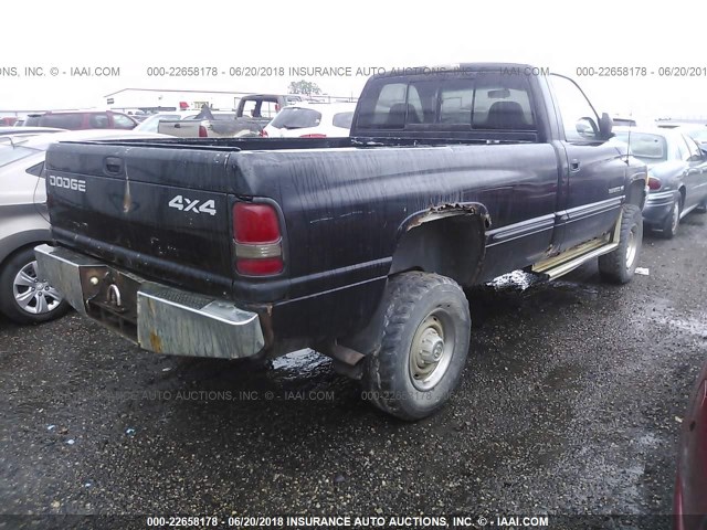 3B7KF26W4WM211755 - 1998 DODGE RAM 2500 BLACK photo 4