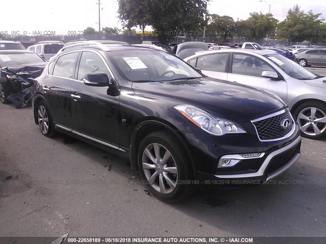 JN1BJ0RP3GM231776 - 2016 INFINITI QX50 BLACK photo 1