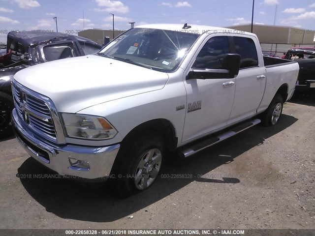 3C6TR5DT5EG160891 - 2014 RAM 2500 SLT WHITE photo 2