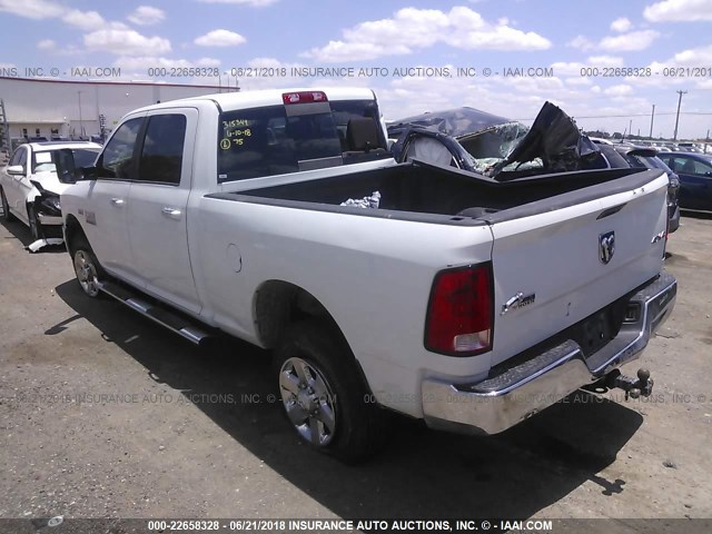 3C6TR5DT5EG160891 - 2014 RAM 2500 SLT WHITE photo 3