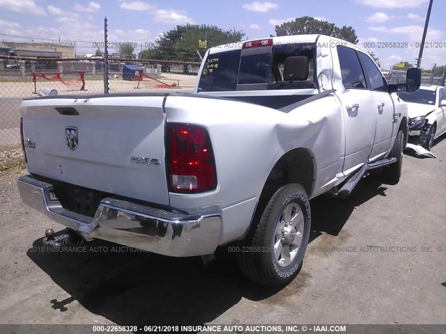 3C6TR5DT5EG160891 - 2014 RAM 2500 SLT WHITE photo 4