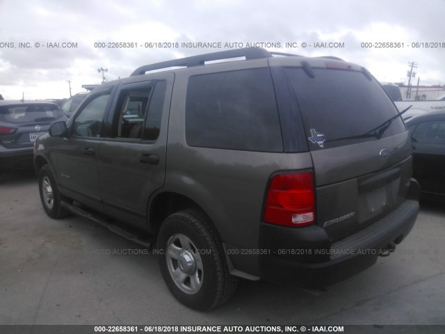 1FMZU62KX5UB00339 - 2005 FORD EXPLORER XLS/XLS SPORT TAN photo 3