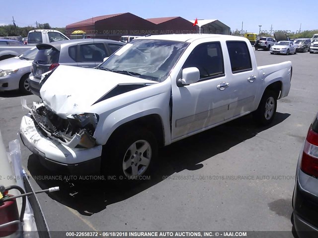 1GCDSCD97A8108608 - 2010 CHEVROLET COLORADO LT WHITE photo 2