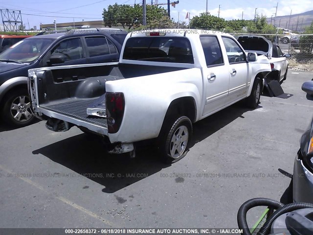 1GCDSCD97A8108608 - 2010 CHEVROLET COLORADO LT WHITE photo 4