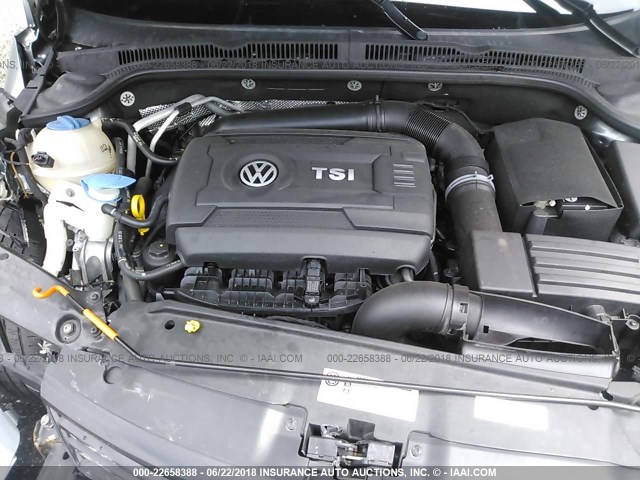 3VWD17AJ4EM267349 - 2014 VOLKSWAGEN JETTA SE GRAY photo 10