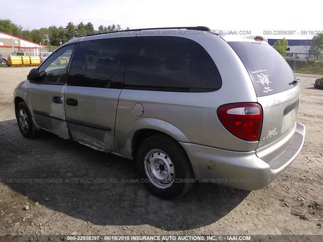 1D4GP24R54B543226 - 2004 DODGE GRAND CARAVAN SE GREEN photo 3