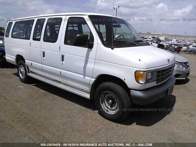 1FBJS31H3THB00690 - 1996 FORD ECONOLINE E350 SUPER DUTY WHITE photo 1