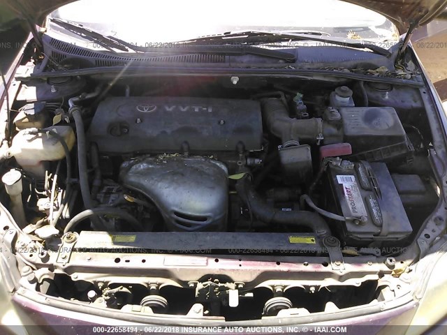 JTKDE167950062963 - 2005 TOYOTA SCION TC 勃艮第红 照片 10