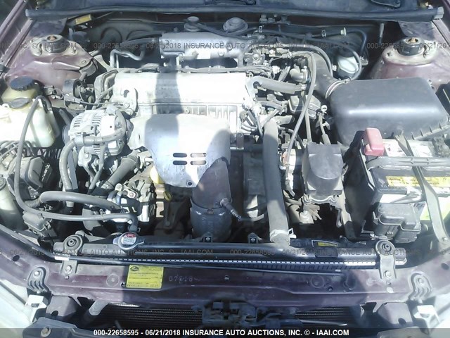 4T1BG22K9XU501496 - 1999 TOYOTA CAMRY CE/LE/XLE MAROON photo 10