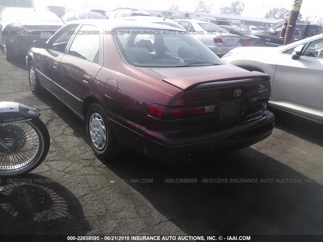 4T1BG22K9XU501496 - 1999 TOYOTA CAMRY CE/LE/XLE MAROON photo 3