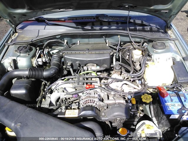 4S3BH675137625086 - 2003 SUBARU LEGACY OUTBACK AWP 绿色 照片 10