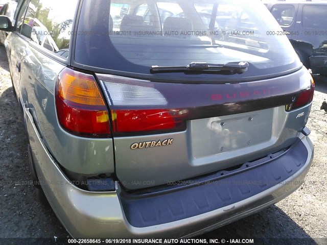 4S3BH675137625086 - 2003 SUBARU LEGACY OUTBACK AWP 绿色 照片 6