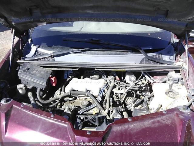 3G7DB03E73S592088 - 2003 PONTIAC AZTEK MAROON photo 10