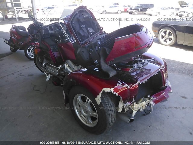 1HFSC47023A206499 - 2003 HONDA GL1800 წითელი ფოტო 3