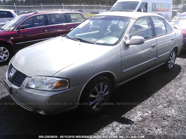 3N1CB51D14L826163 - 2004 NISSAN SENTRA 1.8/1.8S TAN photo 2