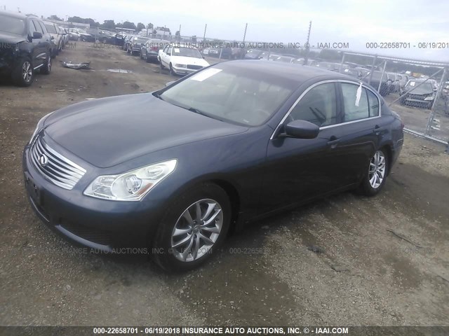 JNKCV61F79M054016 - 2009 INFINITI G37 GRAY photo 2