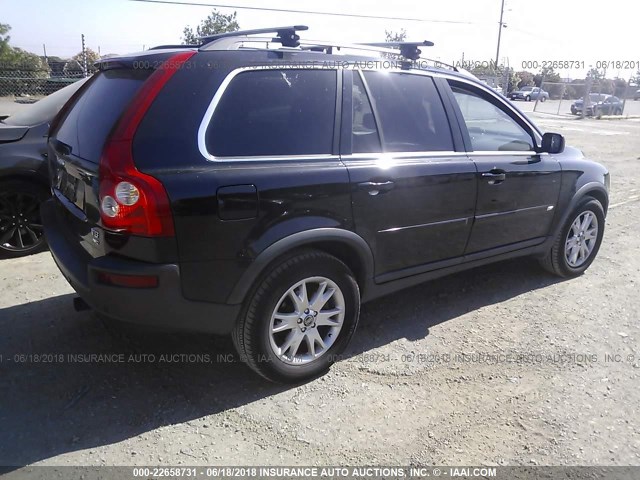 YV4CZ852961290217 - 2006 VOLVO XC90 V8 BLACK photo 4