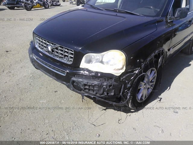 YV4CZ852961290217 - 2006 VOLVO XC90 V8 BLACK photo 6